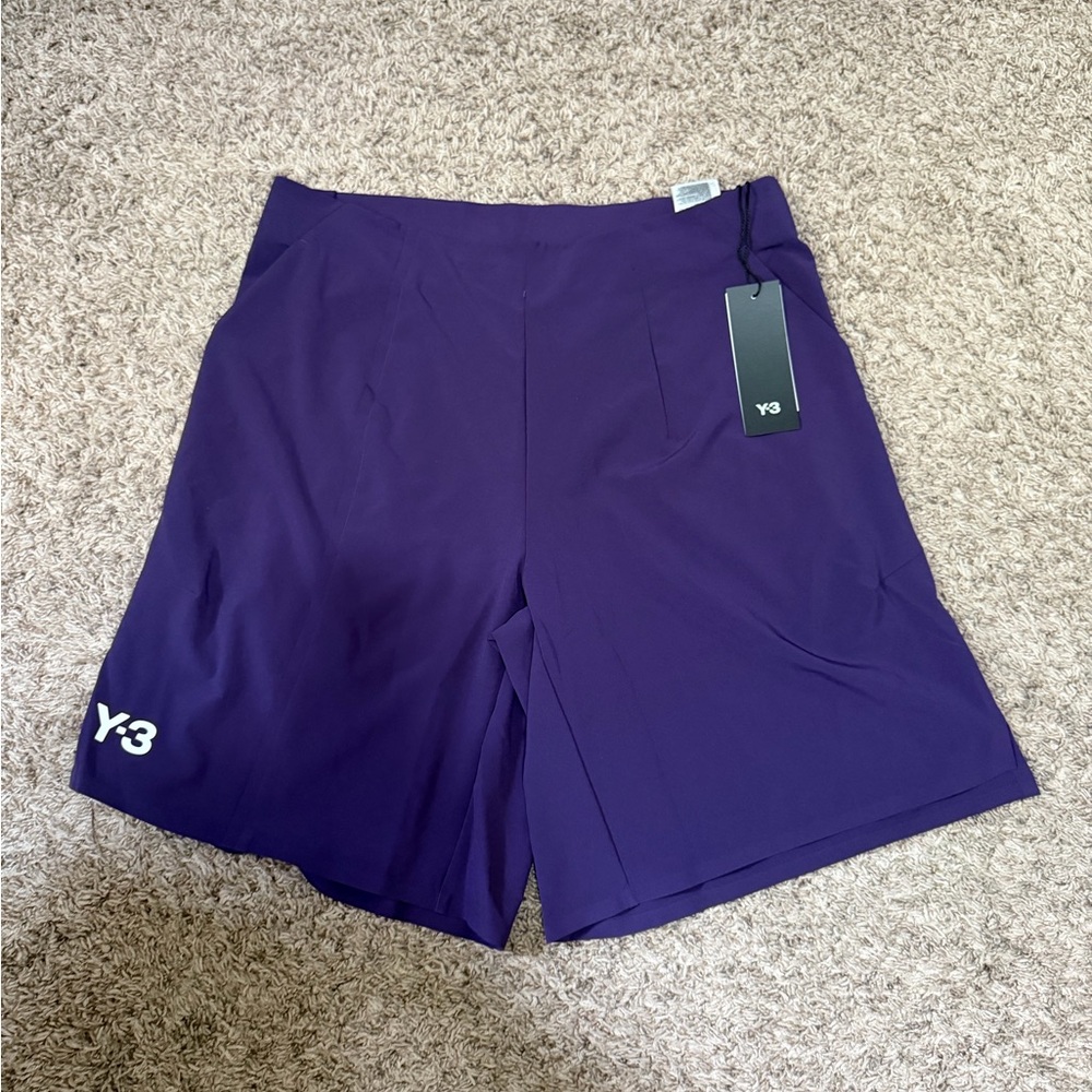 Adidas Y3 Tennis Pro Ergo Shorts Mens L Plum Purple 9.5” JN2996 Y-3